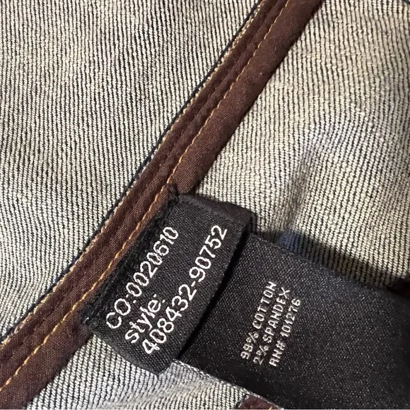 Embroidered denim jacket E by EC like new size 4 - Picture 7 of 11